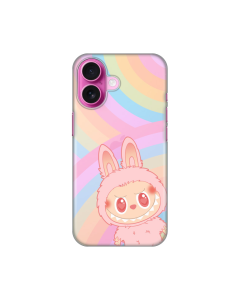 Maska za iPhone 16 6.1 La Bubu Rainbow Silikonska Print Skin - 8020848