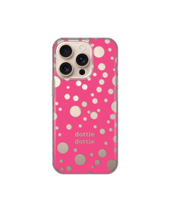 Maska za iPhone 16 Pro 6.3 Dottie Dottie Silikonska Print Skin Pink - 8020434