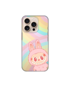 Maska za iPhone 16 Pro 6.3 La Bubu Rainbow Silikonska Print Skin - 8020849