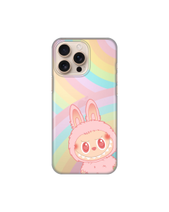 Maska za iPhone 16 Pro Max 6.9 La Bubu Rainbow Silikonska Print Skin - 8020933