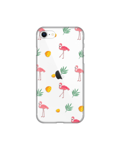 Torbica Silikonska Print Skin za iPhone 7/8/SE 2020/2022 Flamingos - 8018611