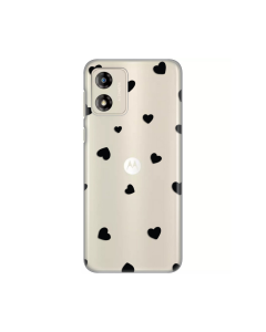 Torbica Silikonska Print Skin za Motorola Moto E13 Hearts - 8019636