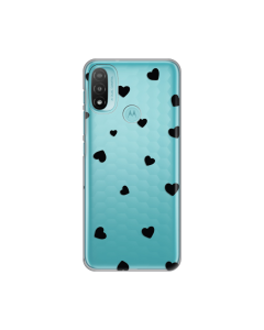 Maska za Motorola Moto E20 Hearts Silikonska Print Skin - 8018296
