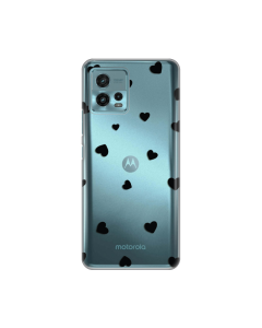 Torbica Silikonska Print Skin za Motorola Moto G72 Hearts - 8019447