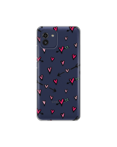 Torbica Silikonska Print Skin za Samsung A035G Galaxy A03 Hearts Pattern - 8018990