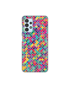 Torbica Silikonska Print Skin za Samsung A135F Galaxy A13 4G Colorful cubes - 8018546