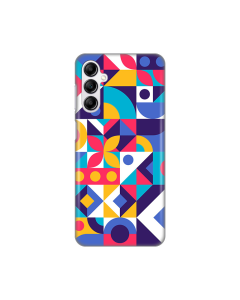 Maska za Samsung Galaxy A14 4G/5G Colorful Mosaic Silikonska Print Skin - 8019693