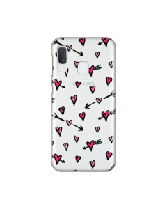 Torbica Silikonska Print Skin za Samsung A202F Galaxy A20e Heart Pattern - 8019357