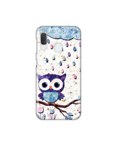 Torbica Silikonska Print Skin za Samsung A202F Galaxy A20e Owl - 8019359