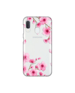 Torbica Silikonska Print Skin za Samsung A202F Galaxy A20e Rose flowers - 8019358