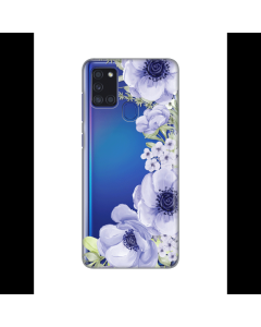 Torbica Silikonska Print Skin za Samsung A217F Galaxy A21s Blue Roses - 8019773