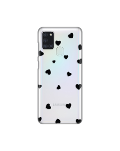 Torbica Silikonska Print Skin za Samsung A217F Galaxy A21s Hearts - 8018635