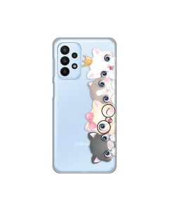 Torbica Silikonska Print Skin za Samsung A235F Galaxy A23 4G/5G Cats - 8018661
