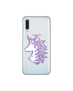 Maska za Samsung Galaxy A30s/A50/A50s Purple Unicorn Silikonska Print Skin - 8018210