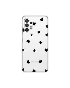 Maska za Samsung Galaxy A32 4G (EU) Hearts Silikonska Print Skin - 8017732