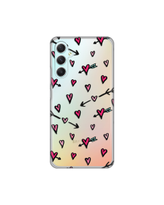 Torbica Silikonska Print Skin za Samsung A346B Galaxy A34 5G Heart Pattern - 8019568