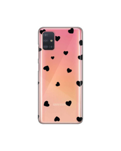 Maska za Samsung Galaxy A51 Hearts Silikonska Print Skin - 8018436