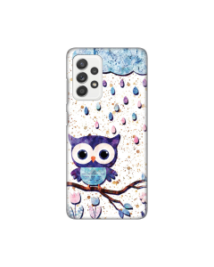 Torbica Silikonska Print Skin za Samsung A525F/A526B/A528B Galaxy A52 4G/A52 5G/A52s 5G Owl - 8019776