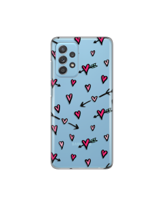 Silikonska maska za Samsung A525F/A526B/A528B Galaxy A52 4G/A52 5G/A52s 5G Heart pattern - 8018867
