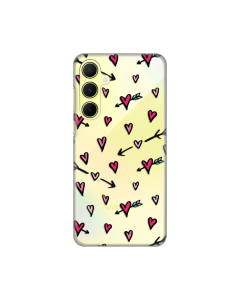 Maska za Samsung Galaxy A55 5G Heart Pattern Silikonska Print Skin - 8020130