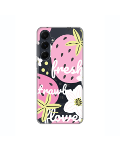 Maska za Samsung Galaxy A55 Fresh Silikonska Print Skin Pink - 8020231