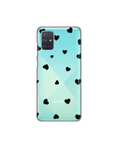 Torbica Silikonska Print Skin za Samsung A715F Galaxy A71 Hearts - 8018439