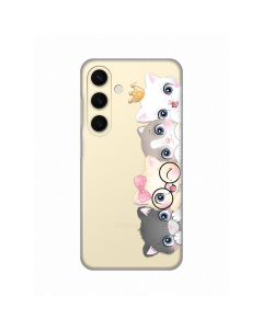 Torbica Silikonska Print Skin za Samsung S921B Galaxy S24 Cats - 8019988