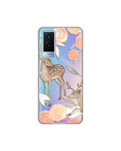 Maska za Vivo Y71T Flower Deer Silikonska Print Skin - 8018333