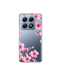 Torbica Silikonska Print Skin za Xiaomi 14T Pro Rose Flowers - 8020484