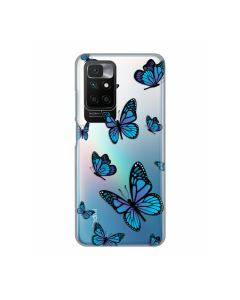 Torbica Silikonska Print Skin za Xiaomi Redmi 10/10 Prime Blue butterfly - 8018581