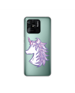 Torbica Silikonska Print Skin za Xiaomi Redmi 10C Purple Unicorn - 8018658
