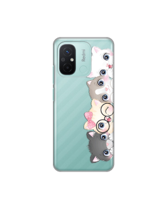 Torbica Silikonska Print Skin za Xiaomi Redmi 12C Cats - 8019502