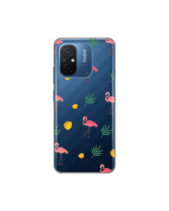 Torbica Silikonska Print Skin za Xiaomi Redmi 12C Flamingo - 8019638