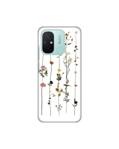 Torbica Silikonska Print Skin za Xiaomi Redmi 12C Flower - 8019498