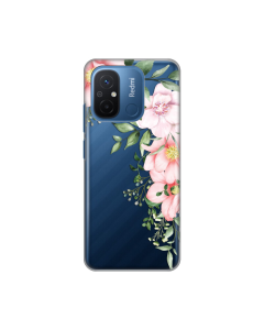 Torbica Silikonska Print Skin za Xiaomi Redmi 12C Gentle Rose Pattern - 8019574