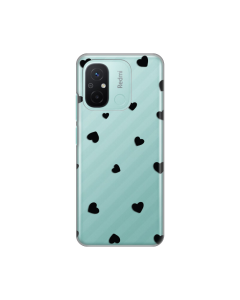 Torbica Silikonska Print Skin za Xiaomi Redmi 12C Hearts - 8019499
