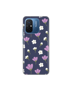 Torbica Silikonska Print Skin za Xiaomi Redmi 12C Spring flowers - 8019639