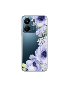 Maska za Xiaomi Redmi 13C Blue Roses Silikonska Print Skin - 8019950