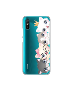 Torbica Silikonska Print Skin za Xiaomi Redmi 9A Cats - 8019158