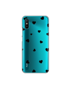 Torbica Silikonska Print Skin za Xiaomi Redmi 9A Hearts - 8019160