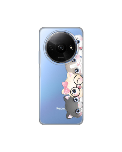 Torbica Silikonska Print Skin za Xiaomi Redmi A3 Cats - 8020203