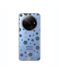 Maska za Xiaomi Redmi A3 Dottie Dottie Gray Silikonska Print Skin - 8020240