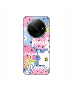 Maska za Xiaomi Redmi A3 Fresh Silikonska Print Skin Pink - 8020236