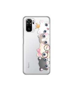 Maska za Xiaomi Redmi Note 10 4G/10s Cats Silikonska Print Skin - 8019308