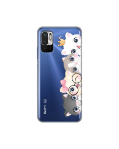 Maska za Xiaomi Redmi Note 10 5G Cats Silikonska Print Skin - 8019312