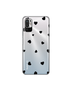 Torbica Silikonska Print Skin za Xiaomi Redmi Note 10 5G Hearts - 8018012
