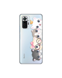 Torbica Silikonska Print Skin za Xiaomi Redmi Note 10 Pro/10 Pro Max Cats - 8019283