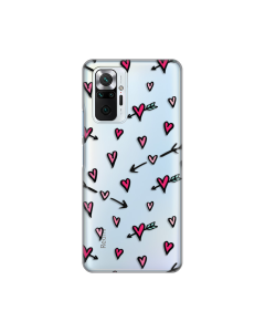 Torbica Silikonska Print Skin za Xiaomi Redmi Note 10 Pro/10 Pro Max Heart Pattern - 8019285