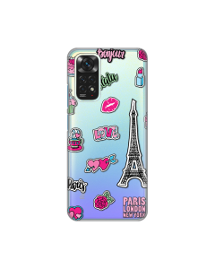 Torbica Silikonska Print Skin za Xiaomi Redmi Note 11/Note 11S Love Paris - 8019783