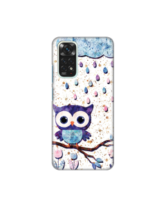 Torbica Silikonska Print Skin za Xiaomi Redmi Note 11/Note 11S Owl - 8019348